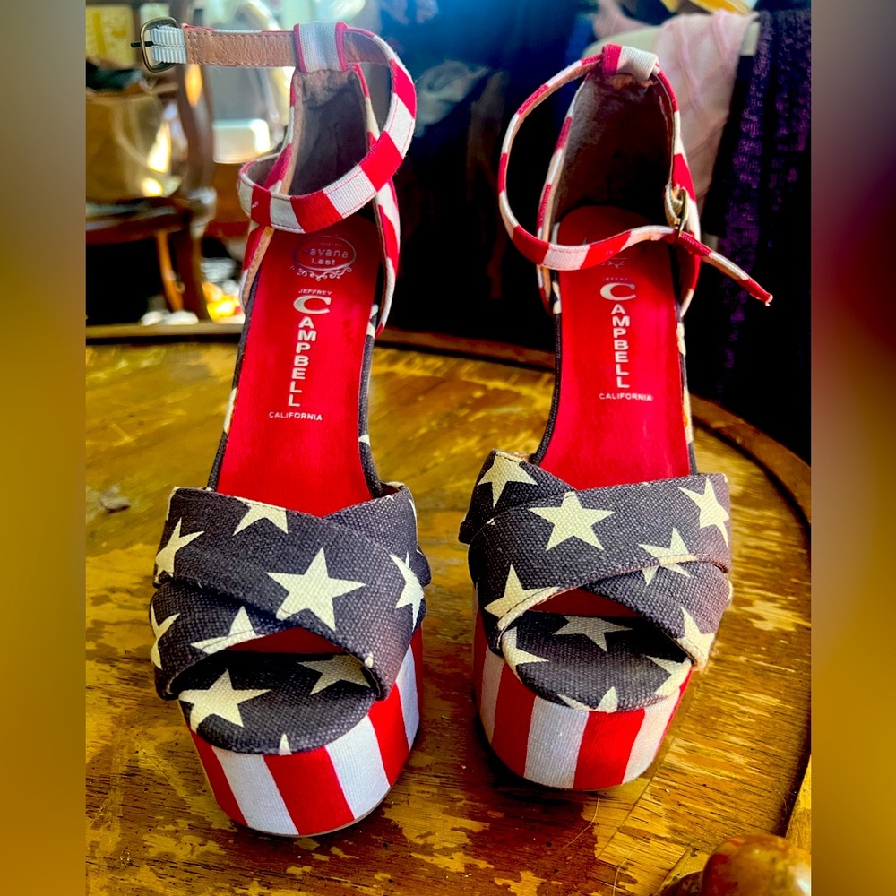 Jeffrey Campbell Stars and Stripes Platforms